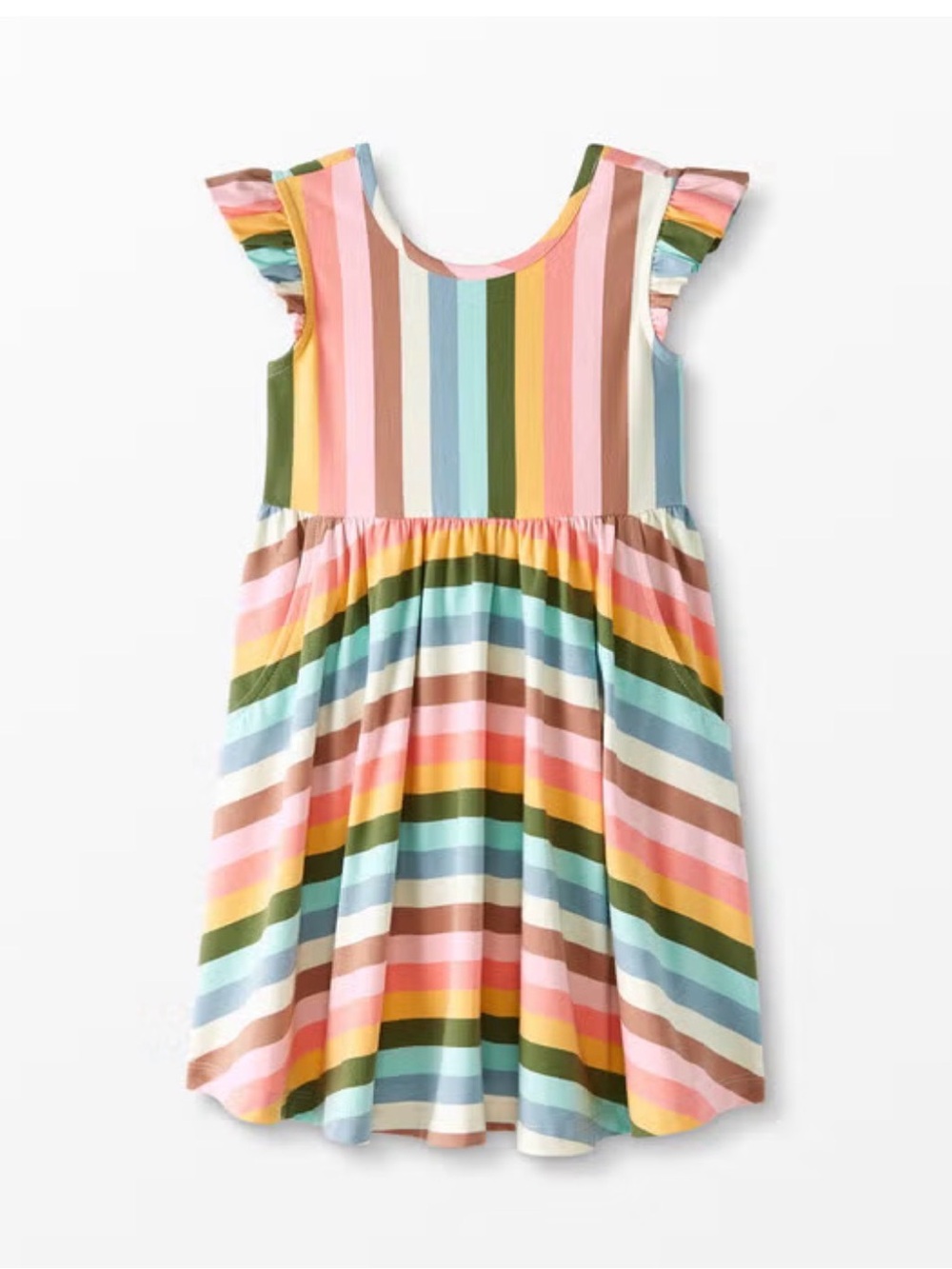 Hannah Andersson flutter sleeve dress